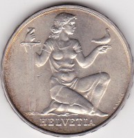  5 Franken 1936 " Wehranleihe  "